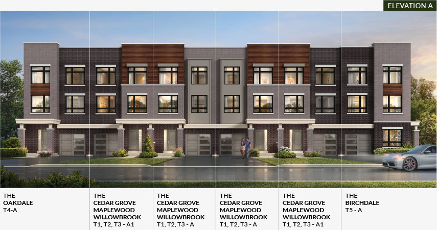 MODERN TOWNHOMES, ELEVATION A